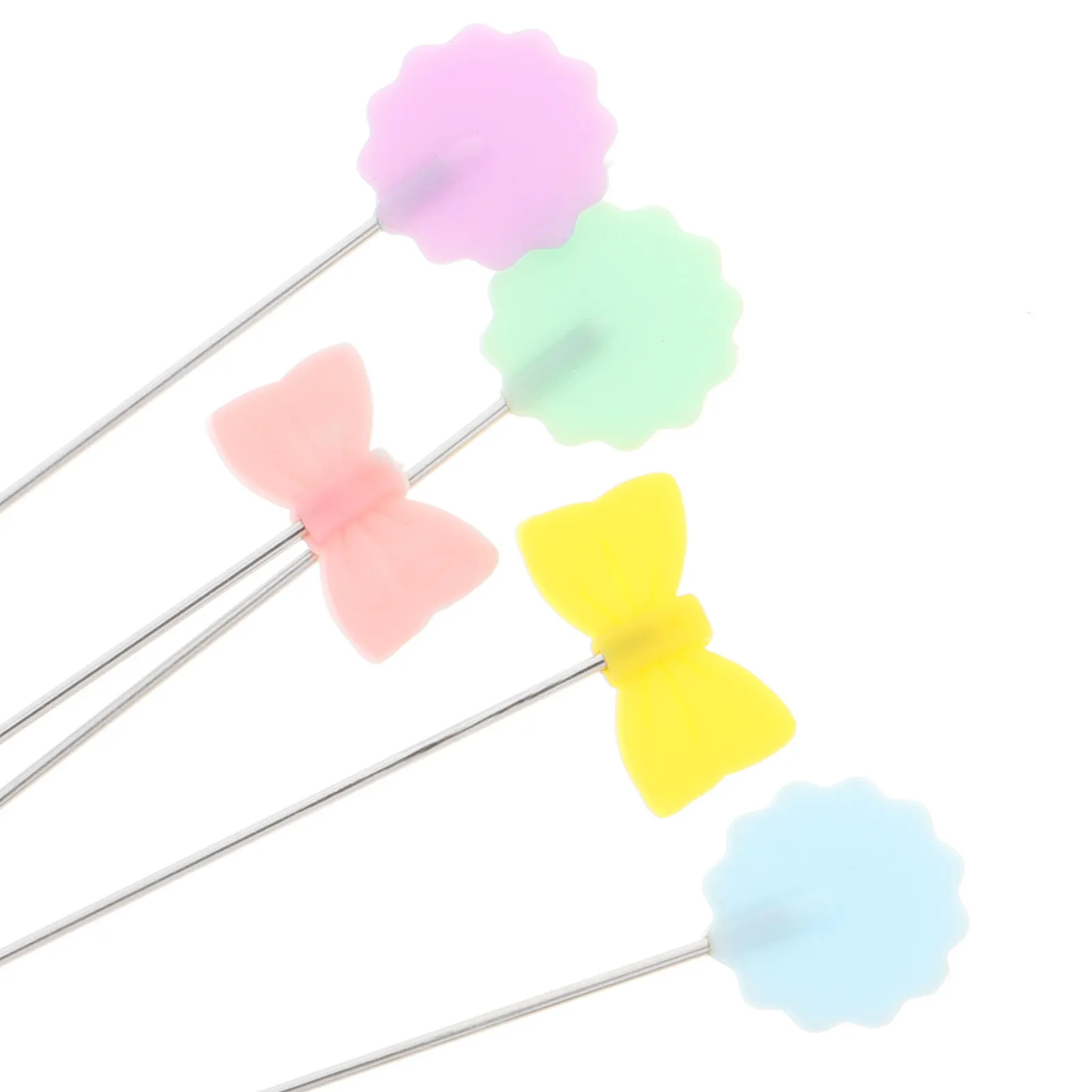 200Pcs Head Pins Creative Large Head Fabric Positioning Pins DIY Sewing Quilting Dressmaking Accessories Colorful Secure Hold