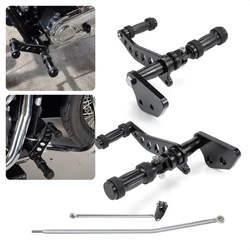 Motorcycle Forward Control Foot Peg Lever Rod Fit for Harley Dyna Street Bob Low Rider Super Glide Fat Bob