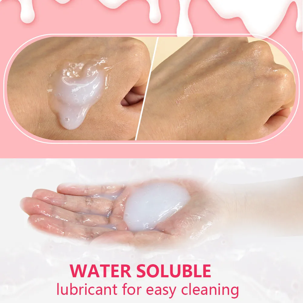 500Ml Lubricant for Sex,Water Based Sex Massage Oil for Couple Game,Milk-white Viscous Lube for Adults Vagina Anal Goods Sex Toy image 5