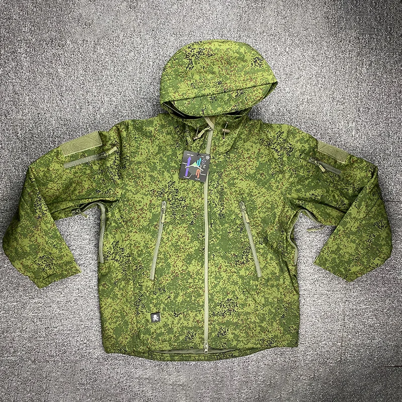 Uniform Sprzęt Kamuflaż Taktyczny Outdoorowy Kombinezon Zimowy Odzież Robocza Polar Ciepły Wiatroszczelny