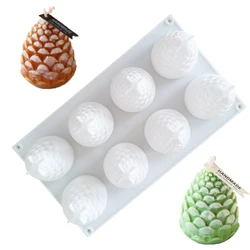 3D Fruit Shape Silicone Cake Mold Baking Tool Decorative Mold Pine Cone Pineapple Shape Non-Stick Baking Pan