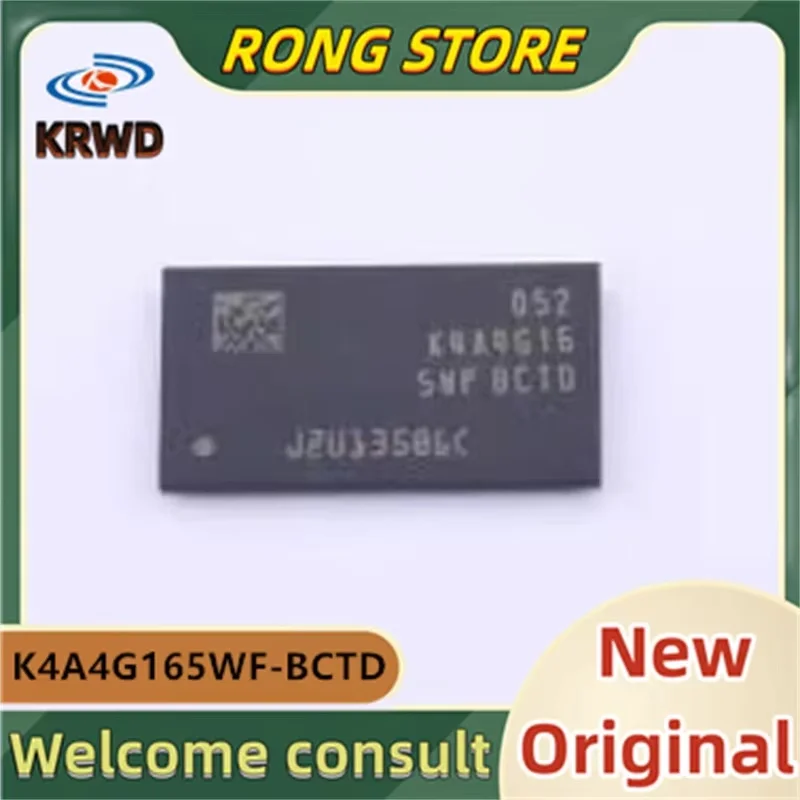 

5PCS K4A4G165 New and Original Chip IC K4A4G165WF-BCTD K4A4G165WF BGA96 4Gb DDR4 SDRAM