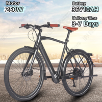 FAFREES F700 M Electric Bicycle 250W Motor 36V10AH Lithium Battery Adult Electric Bike 700*42C inch Tire Urban Commuting E-bike