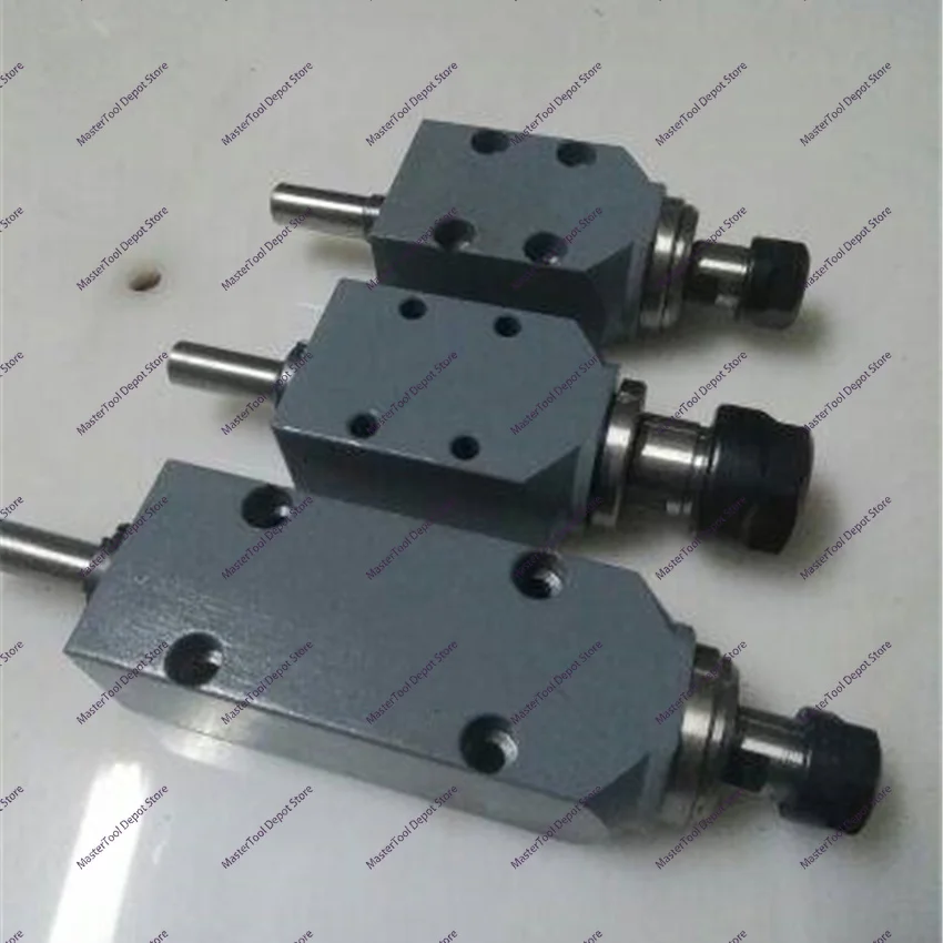Micro Square Unpowered Square Spindle 30/35/40 ER11/ER16/ER20 Spindle Side Milling Head