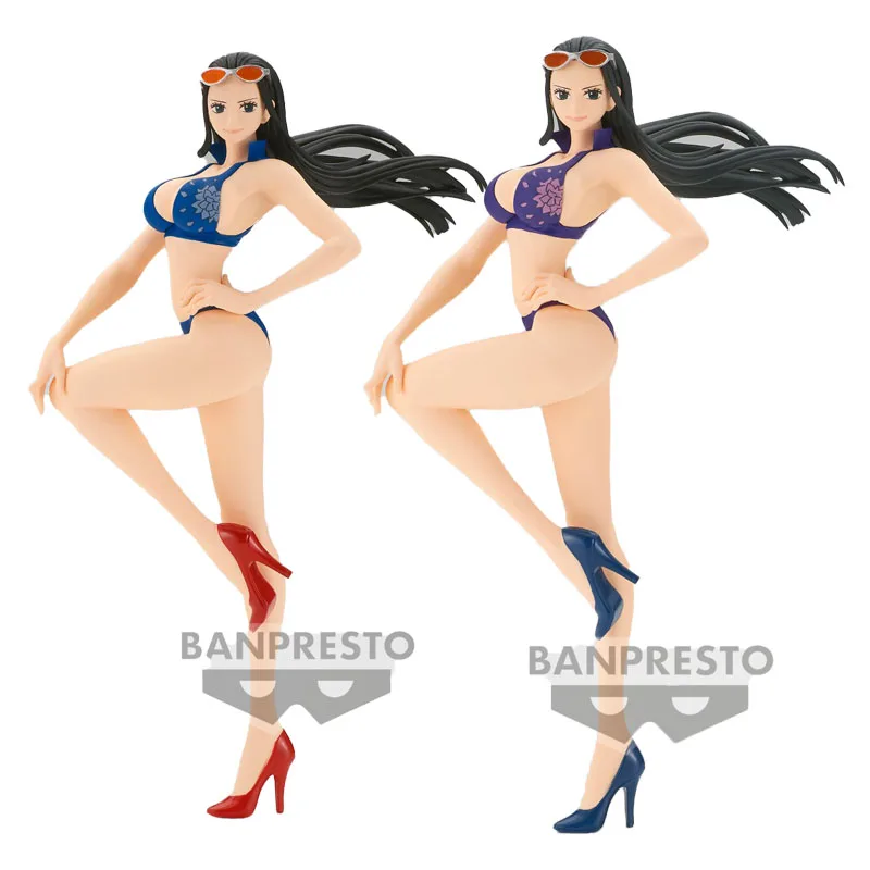 

In Stock Original Genuine BANPRESTO GRANDLINE GIRLS ON VACATION NICO ROBIN PVC Action Anime Figure Model Toys Doll Gift