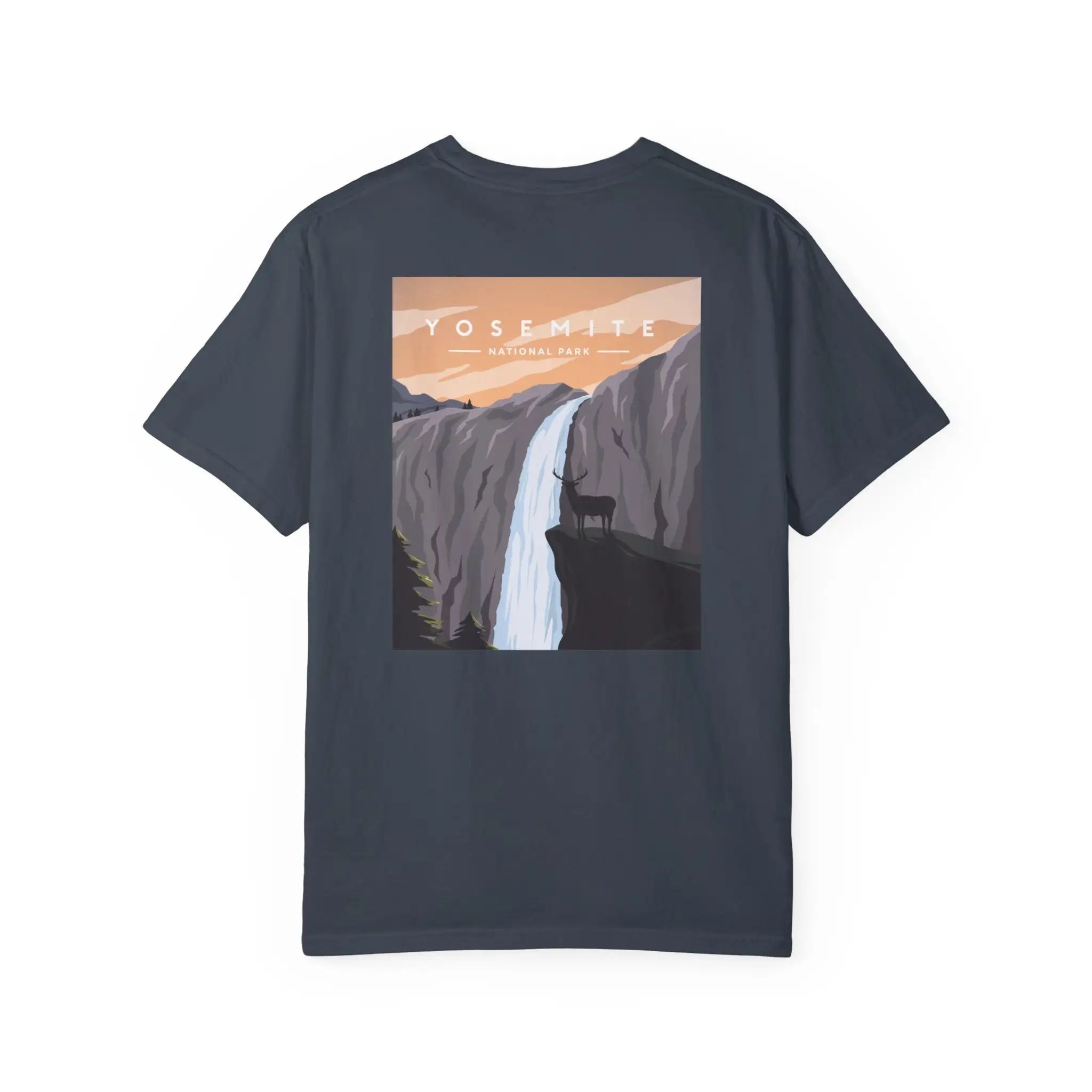 Yosemite National Park Garment Dyed T Shirt