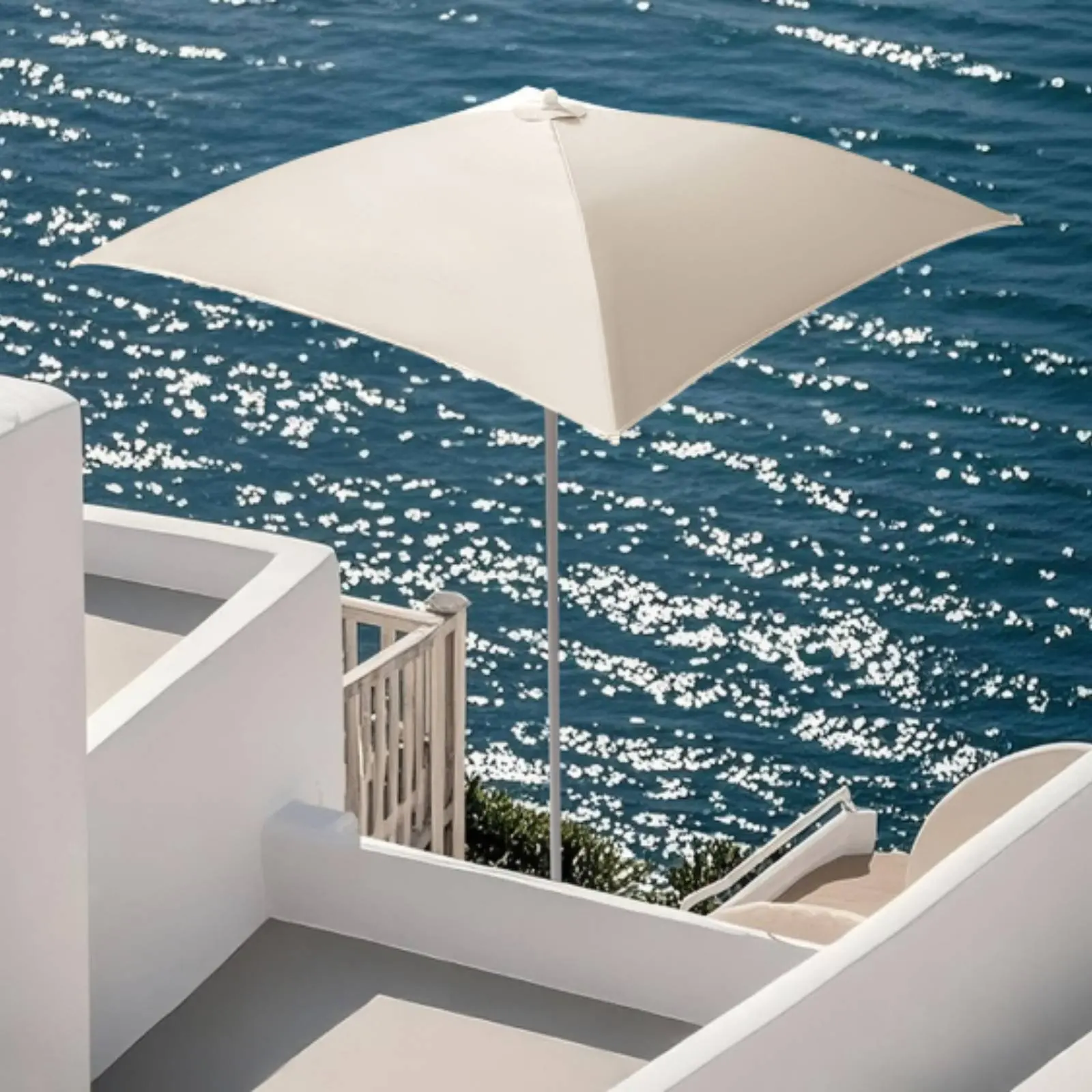 Market Stall Umbrella Protection Square Sun Umbrella Outdoor Camping Sunshade Water Water-Resistant UPF 50+ for Campers