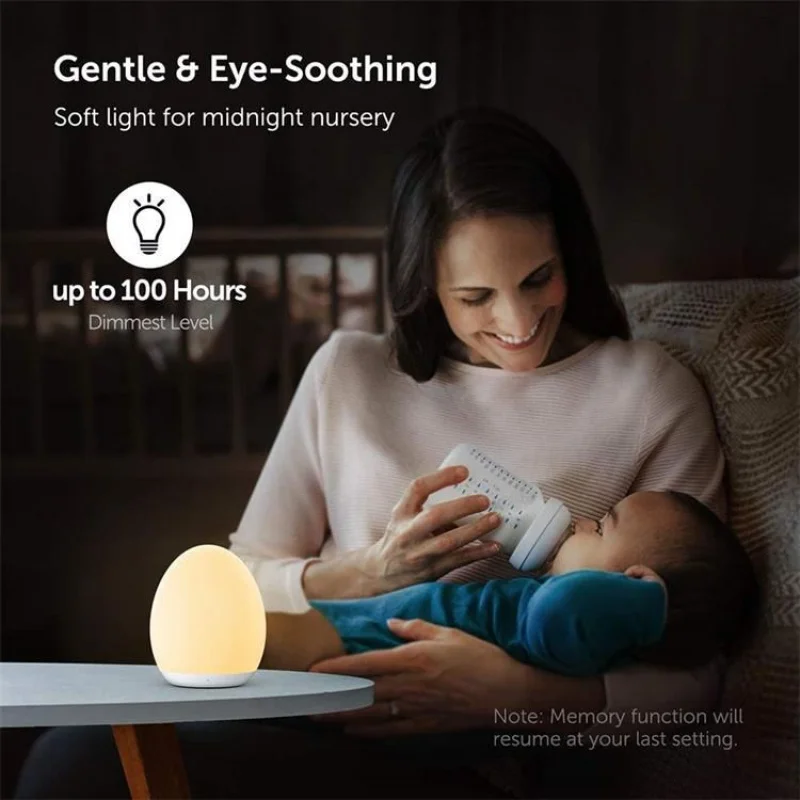 New Unique USB Charging Silicone Lamp Baby Feeding Sleep Lamp Eye Protection Lamp Night Light Flapping Lamp Small Night Light