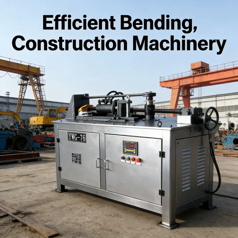Automatic CNC Hydraulic Steel Pipe Bending Machine For Infrastructure Project High Efficiency Tube Processing Equipment Unit