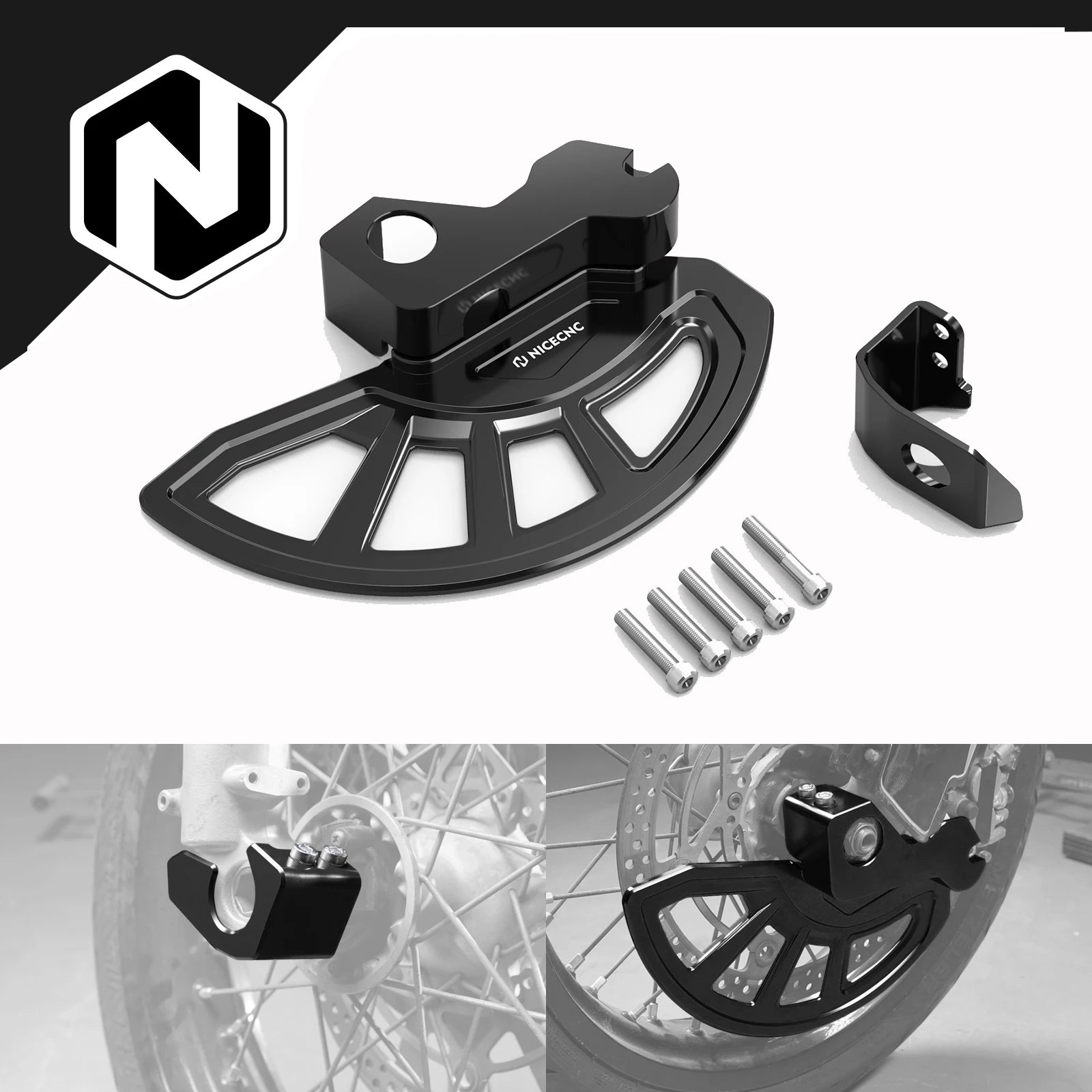 

Защитная накладка на передний тормозной диск NICECNC для Suzuki DRZ400SM 2005-2024, DRZ 400SM, DRZ400 SM 05-24, 2023, алюминий 6061-T6