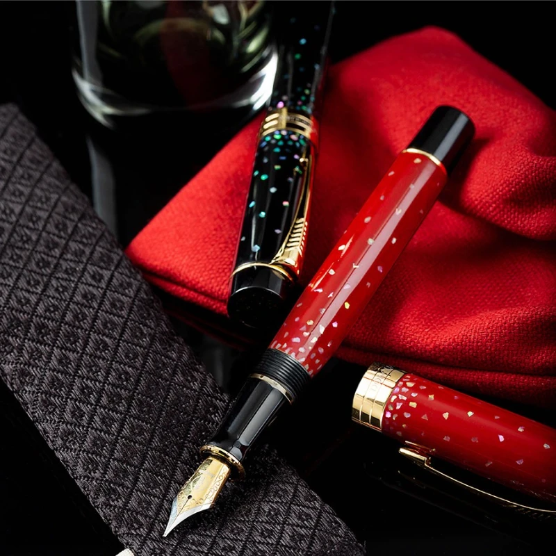 DONGUAN Limited Edition Large Lacquer Fountain Pen JOWO Nib F 0.5MM Exquisite Gift Collection Calligraphy Emperor Office Ink Pen