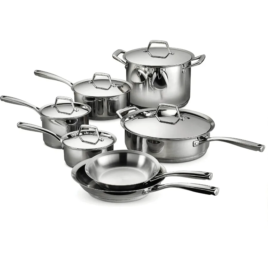 

Cookware Set Stainless Steel TriPly Base 80101 203DS