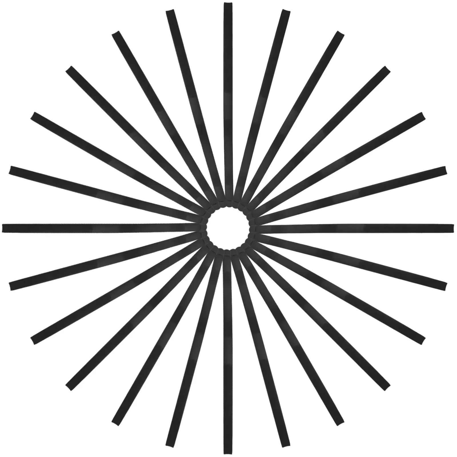 

100Pcs Jumbo Black Bobby Pins Curved Metal Hair Clips Non-Slip Updos Side Bang Thick Hair Accessories Bobby Pins for Women