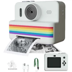 Kids Camera Instant Print Christmas Birthday Gifts for Girls Boys 2.8 Inch Screen Instant Cameras,Portable Toddler Travel TOY