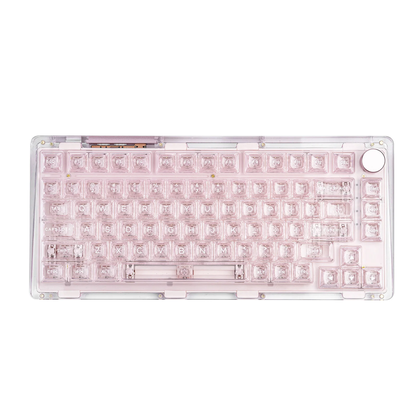 Produk Baru KiiBOOM Transparan PC Keycaps Custom Keycaps Jerman 146 Keys Transparent Double Shot Pbt Keycaps Mini Keyboard