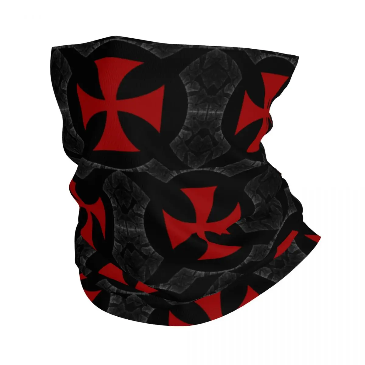 

Knights Templar Bandana Neck Gaiter Printed Balaclavas Mask Scarf Multi-use Headband Outdoor Sports Unisex Adult Washable