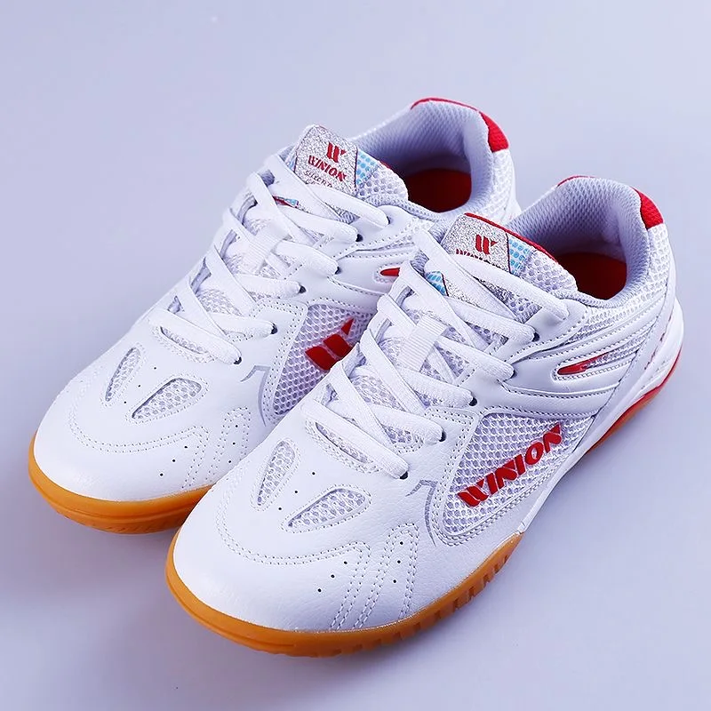 

2023 New Men And Women Table Tennis Shoes Mesh Breathable Badminton Training Unisex Anti Slip Woman Sport Sneakers Tennis Shoe