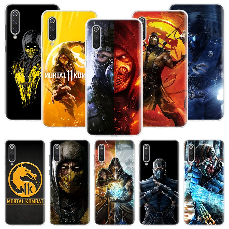 Mortal Kombat Phone Case For Xiaomi Poco X6 X5 X4 X3 Nfc F5 F6 Pro F3 F2 F1 F4 Gt M5S M4 M3 M2 Soft Coque Cover X3 Nfc X4 Gt X5 