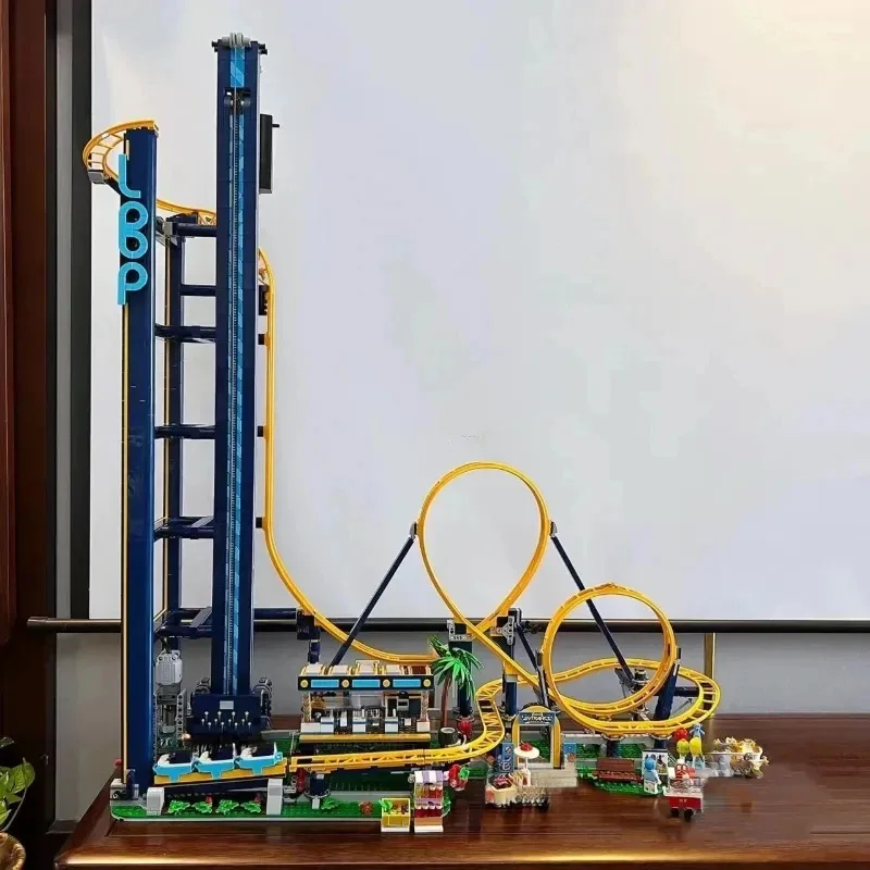 

Compatible sets Loop Coaster Amusement Park 3756pcs Model Building Block City Bricks Kits Toys For Children Christmas Gift 10303