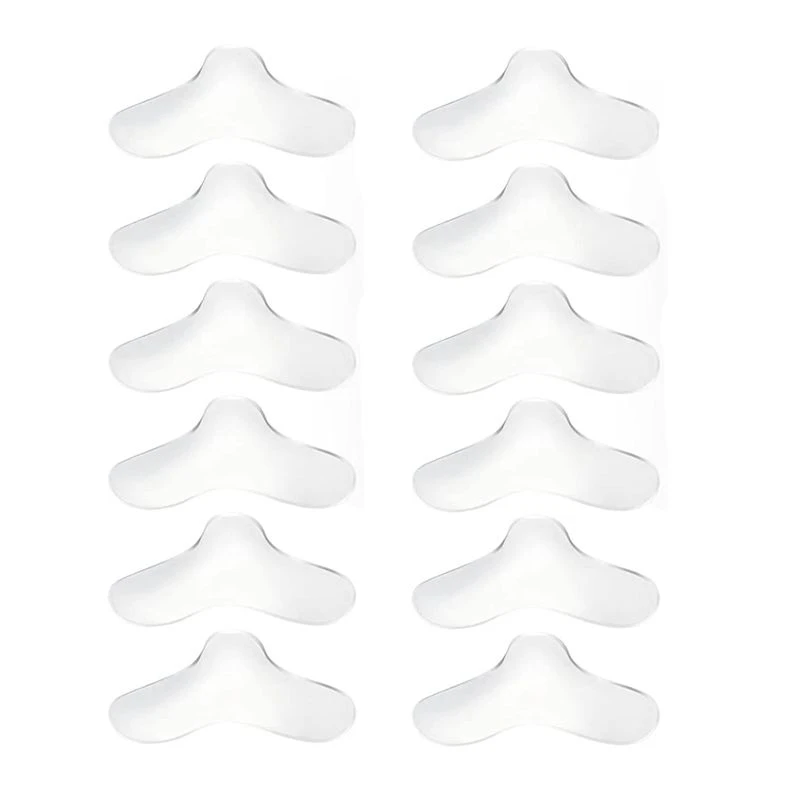 A73U Flexible Universal Nasal Gel Pads 12 PCS For CPAP Mask-Can Be Trimmed, Material Designed For Repeated Use