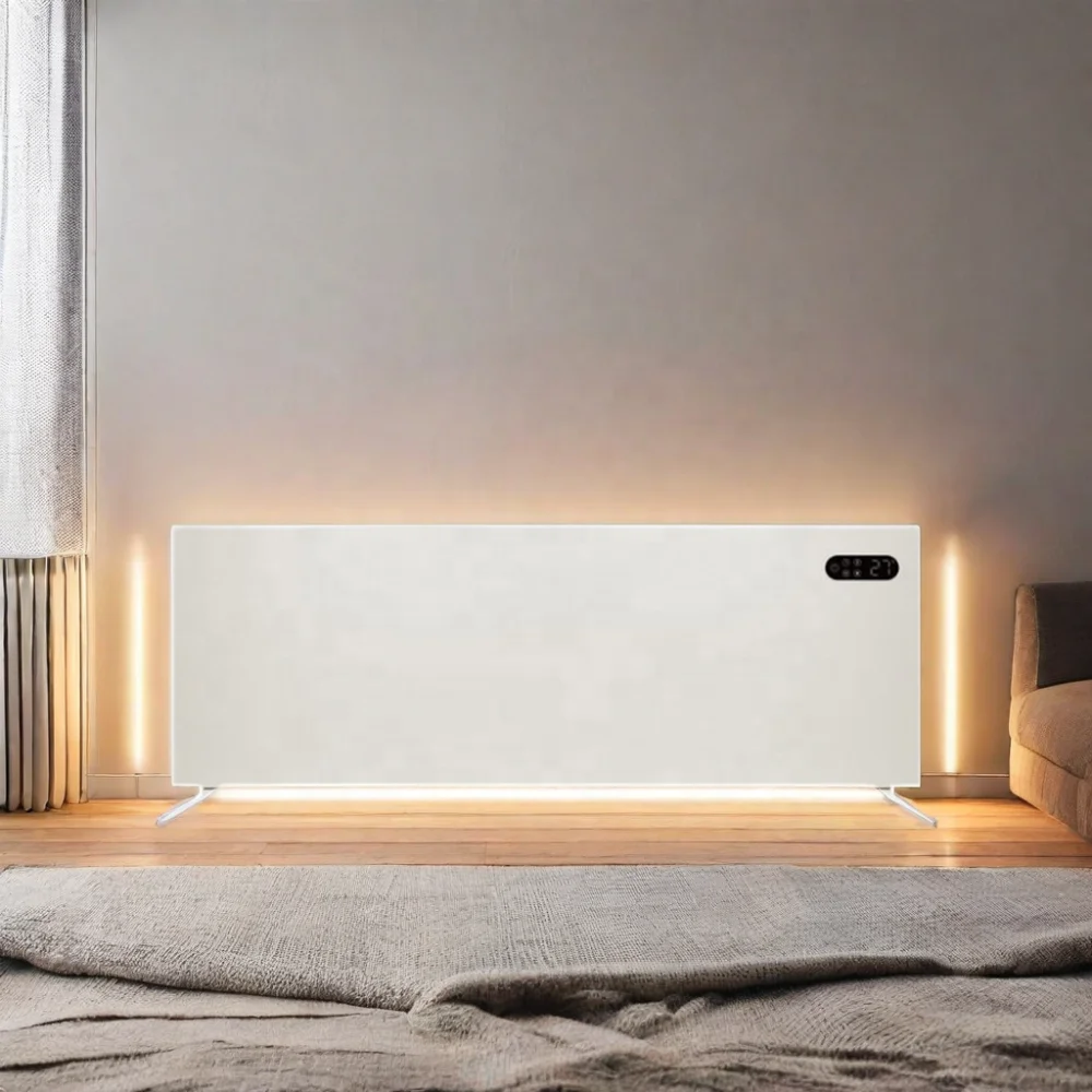 

Умный электрический конвекционный настенный металлический обогреватель с управлением по Wi-Fi, защита от перегрева, регулируемый термостат с дистанционным управлением