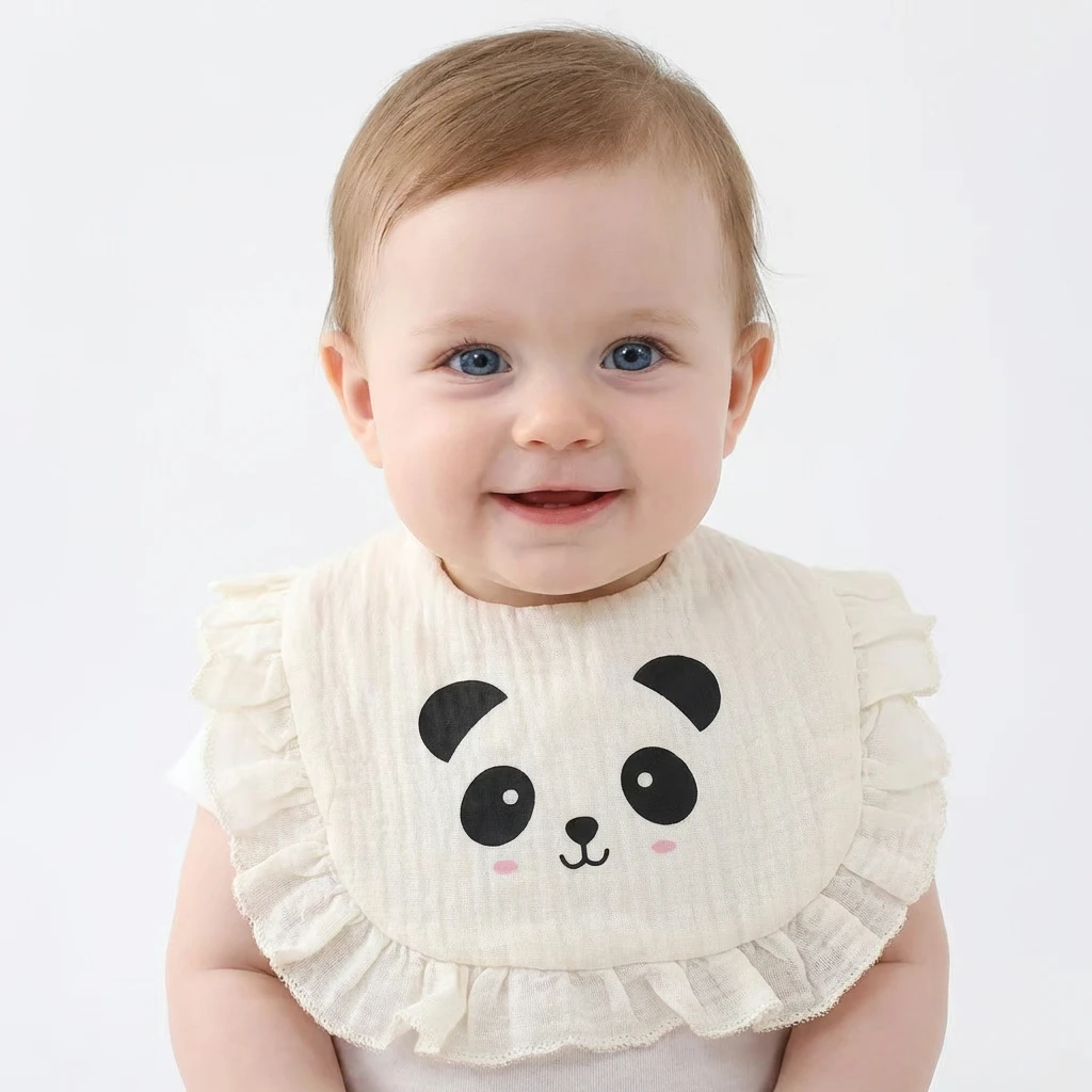INS Style Baby Cotton Bibs U-shaped Waterproof Saliva Scarf Burp Cloths Neck Wear Accessories Kidsd Care Drooling Towel Feeding