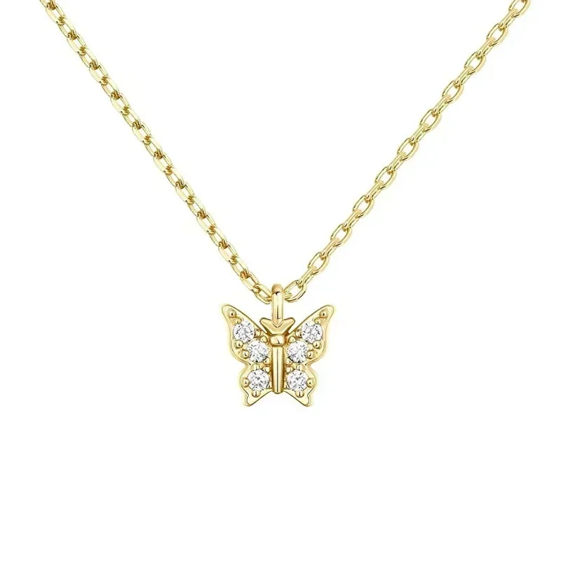 New Ladies' Dynamic Butterfly Necklace, Sweet and Fashionable for Attending Banquets, Ladies' Necklace, Elegant Accessories