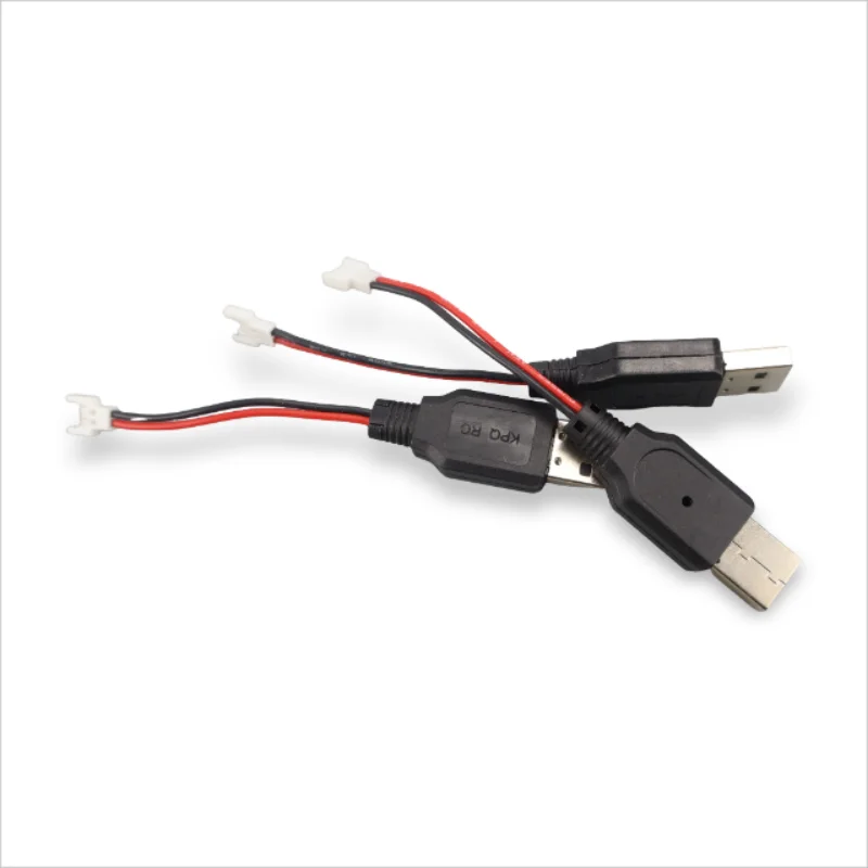 1/4 Stück USB zu Luft RC USB Lade 3,7 V Lithium-Batterie-Ladekabel USB zu Luftstecker für 3Rc Drone Quadcopter
