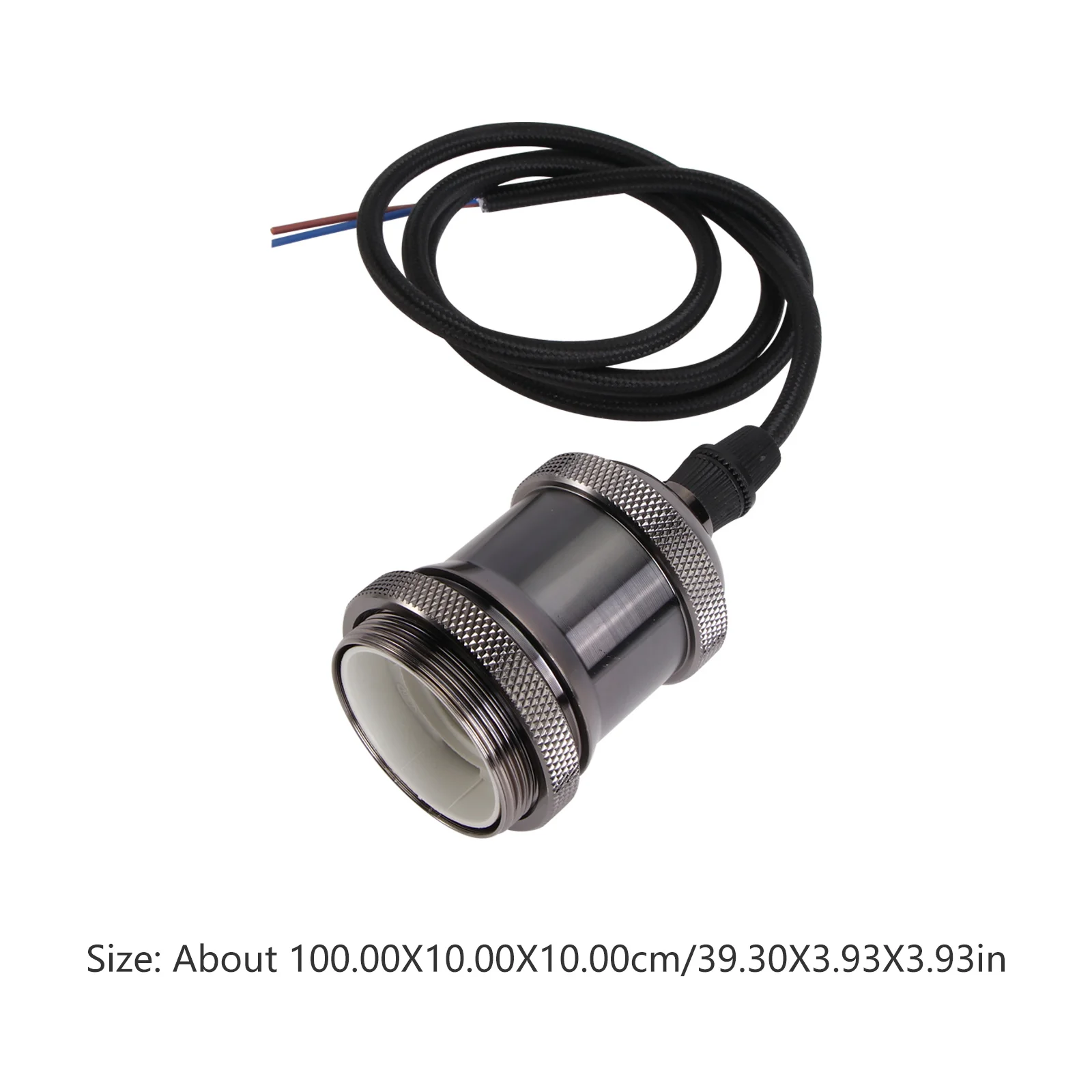 1 قطعة E27 حامل مصباح السقف الرجعية حبل معلق سلك قلادة ضوء بسيط مثالية لمطعم بار المطبخ غرفة الطعام #2