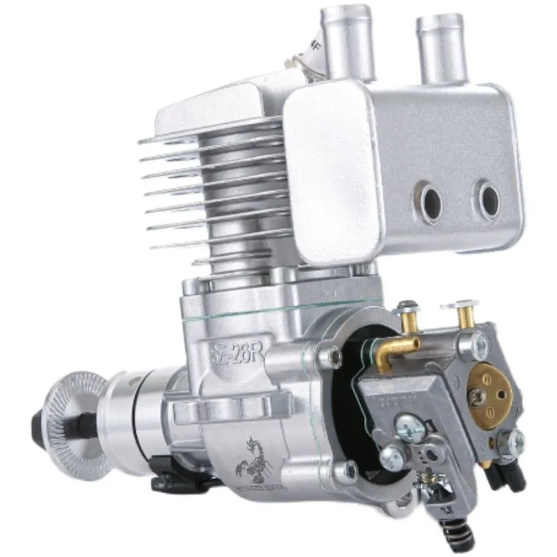 Aircraft Model Engine RCGF Stinger 26cc Rear Metal Aircraft Model Two-stroke Remote Control Fixed-wing Engine Model Toys