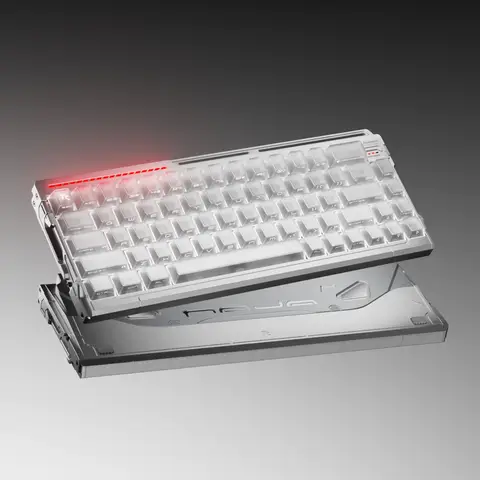 Ticktype NAJA68 Magnetic Keyboard Wired 0.005mmRT Aluminum Alloy Esports Gaming Mechanical Keyboard FPS Anode Silver/Gray