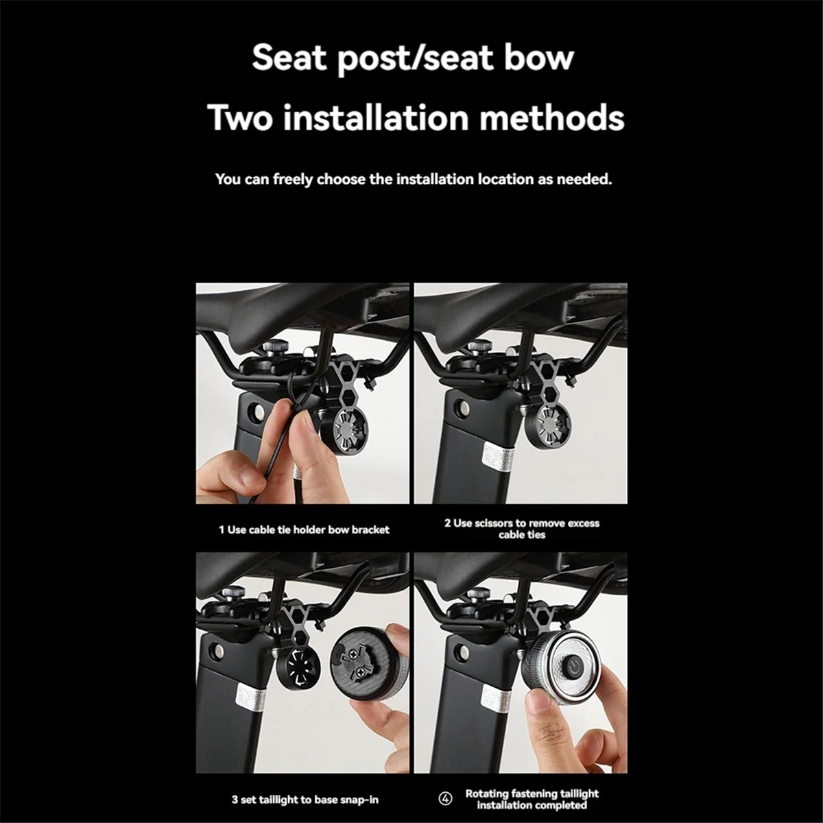 A03V دراجة الفرامل الذكية السيارات الاستشعار ضوء إضاءة مقاومة للماء نوع-C شحن الدراجات الضوء الخلفي الدراجة الخلفية إكسسوارات مضيئة B