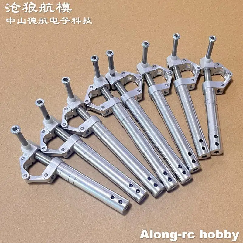 Train d'atterrissage à amortissement principal renforcé D4 D5, hauteur 110 à 140mm, adapté au modèle d'avion RC 5-10kg, pièces de rechange pour avion JET EDF