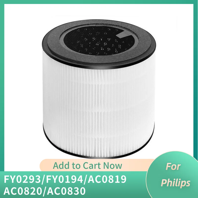 For Philips Air Purifier Accessories FY0293 FY0194 AC0819 AC0820 AC0830 Dust Collection Filter Parts