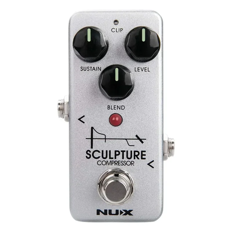 NUX NCP-2 Sculpture Pedal Electric Guitar Effects Compressor pedal Dynamic Compressor 3 Knobs Sustain Level Blender 2 Modes