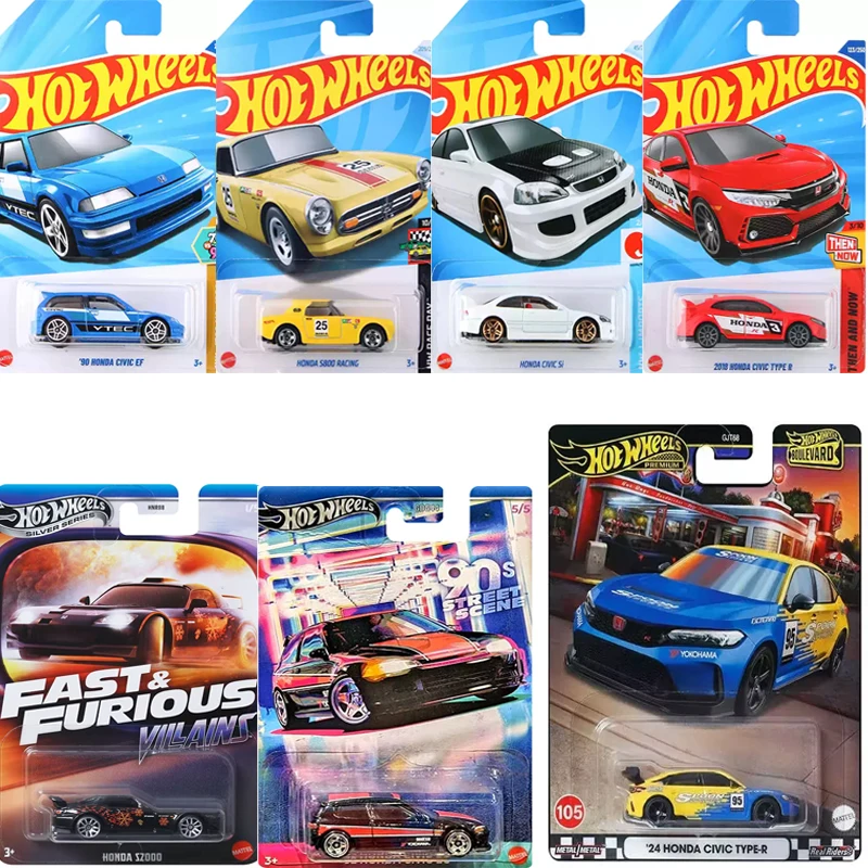 

Original Hot Wheels Car Honda Civic Custom 1/64 Diecast Vehicles Honda Accord Collection Alloy Model Toys for Boys Birthday Gift