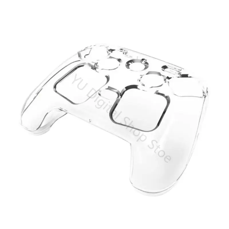 96BA Gamecontroller-Schutzhülle für Steam Controller 2, durchsichtige Polycarbonat-Vollhülle mit geformten Kontrollöffnungen – Detail 9