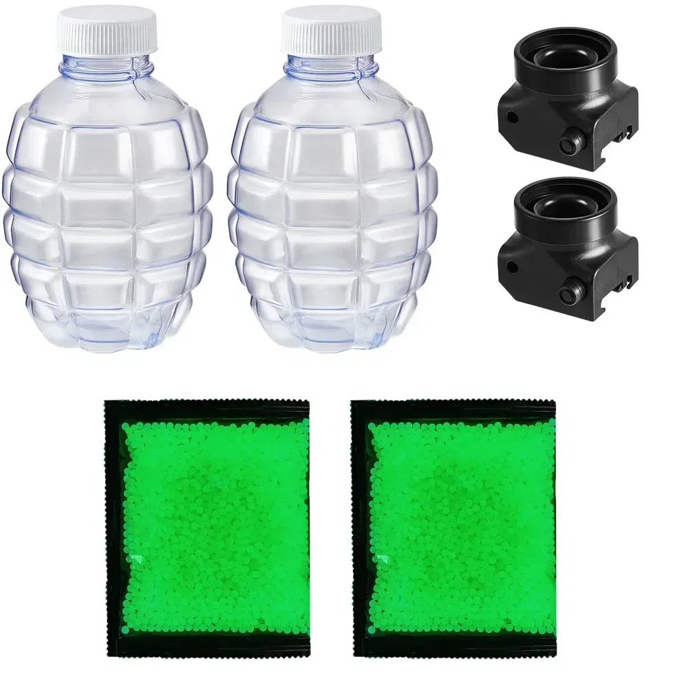 Gel Bal Onderdelen Gereedschap Accessoires Met Gel Ballen Kralen Ananas Fles Fles Houder 7-8mm Voor Splatter speelgoed Blasters Outdoor Game