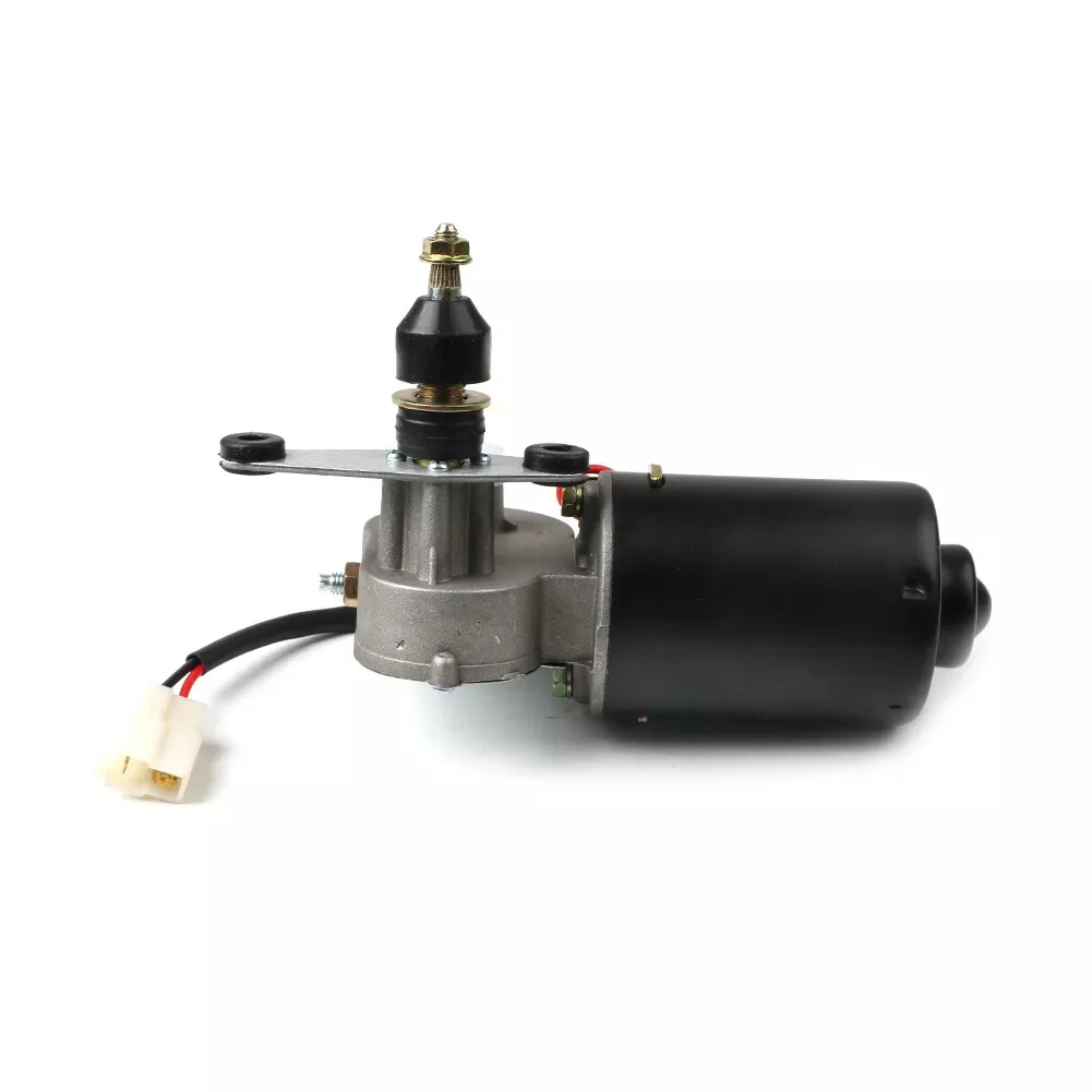 12V Electric UTV Windshield Wiper Motor Kit With Switch Compatible With Polaris Universal Power Wiper Assembly 90° Wipe Sweeping