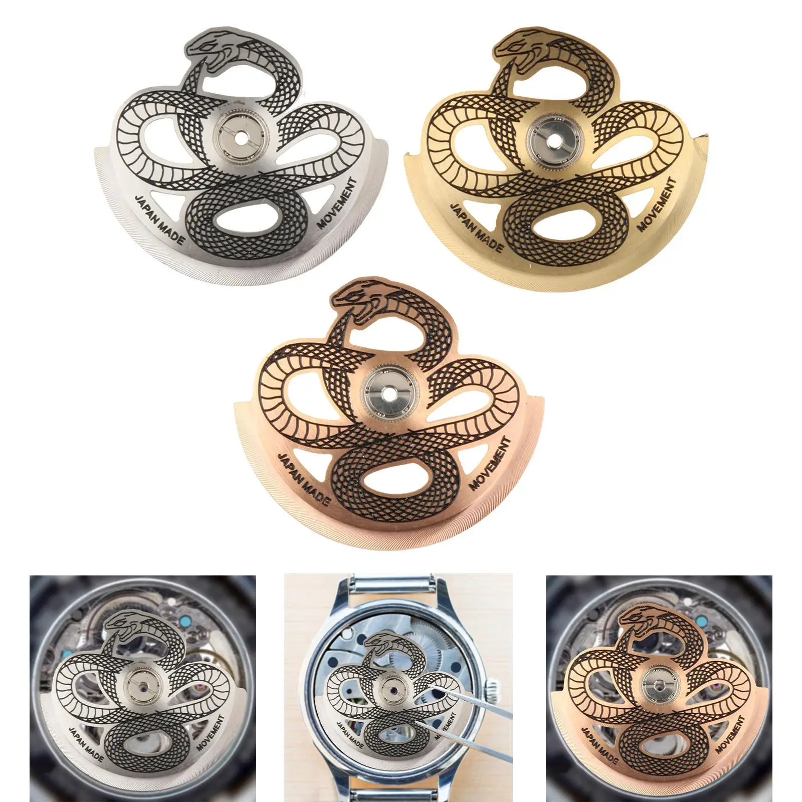 ساعة حركة الدوار استبدال المطرقة التلقائية الدوار ل NH36 NH39 7S36 #2