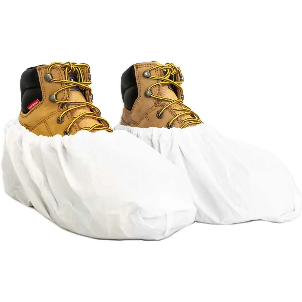 

Очень большие прочные эластичные бахилы, размер 14, 80 пар в коробке, белые