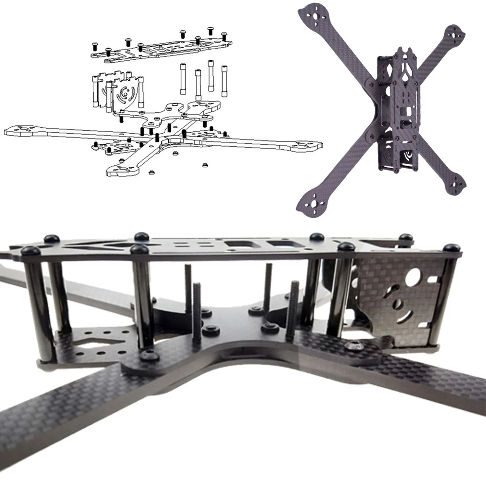 True X 5 6 7 inch 3K Full Carbon Fiber XL5 XL6 XL7 V2 232mm 283mm 294mm FPV Freestyle Frame 4mm arm Racing kit