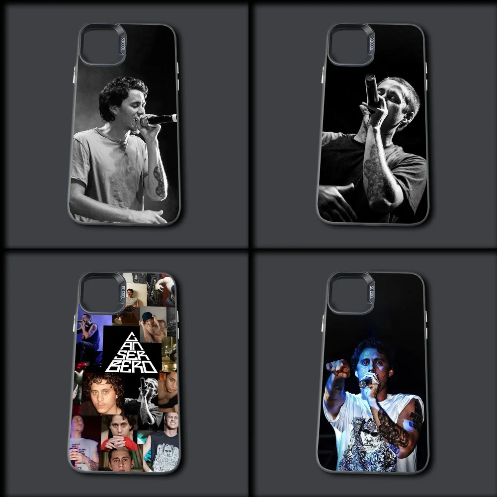 Singer Rapper C-Canserbero Phone Case For iPhone 16,15,14,13,12,11,Mini,Pro,MAX Gray Drop Matte Shockproof Soft Cover