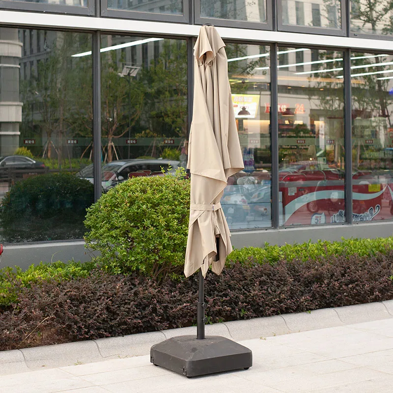3 * 2 meters rectangular central column umbrella outdoor parasol garden terrace coffee shop outside the sun umbrella camp pose