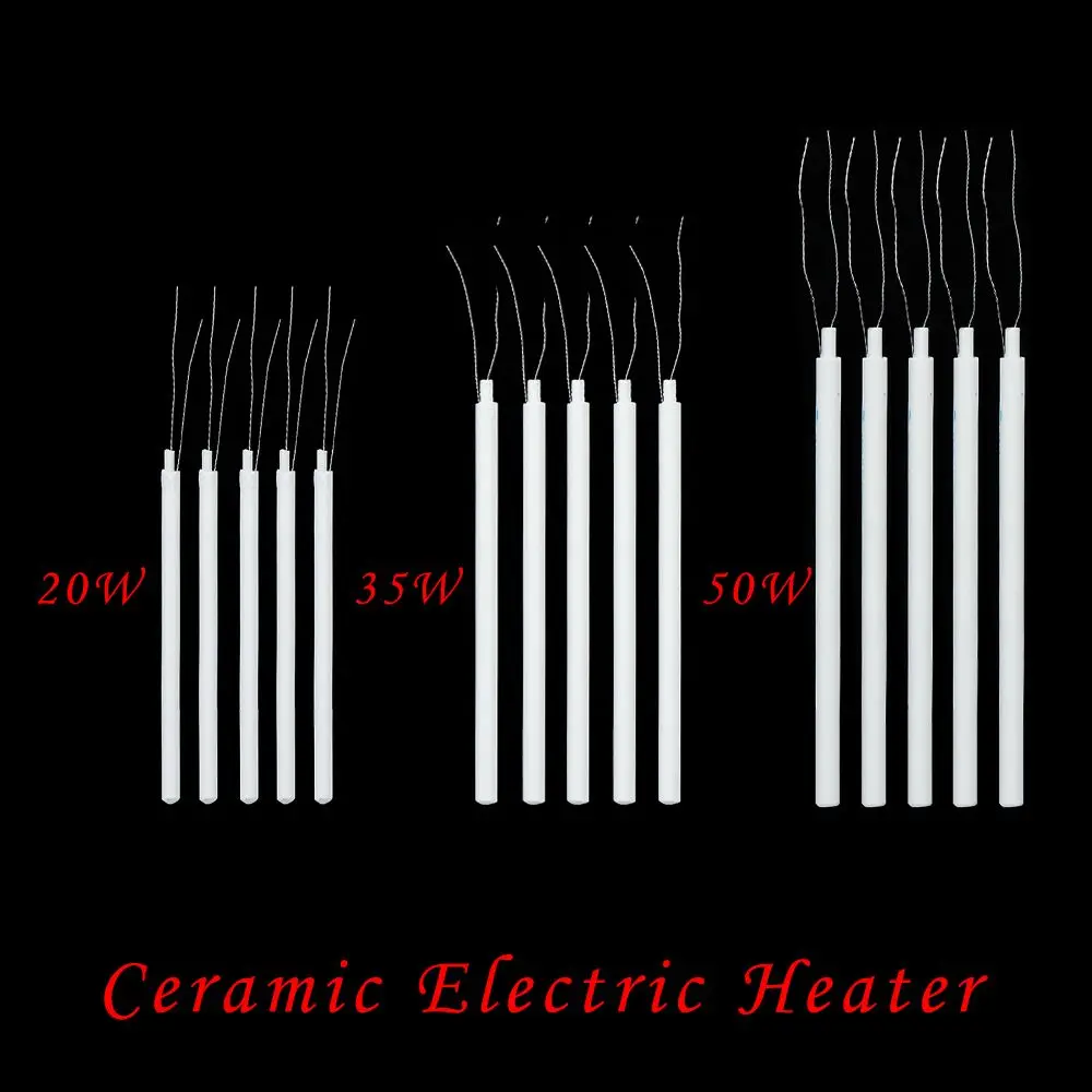 1/5/10pcs Soldering Iron Heating Element Ceramic Electric Heater 220V 110V 20W 35W 50W Adjustable Temperature Solder Internal