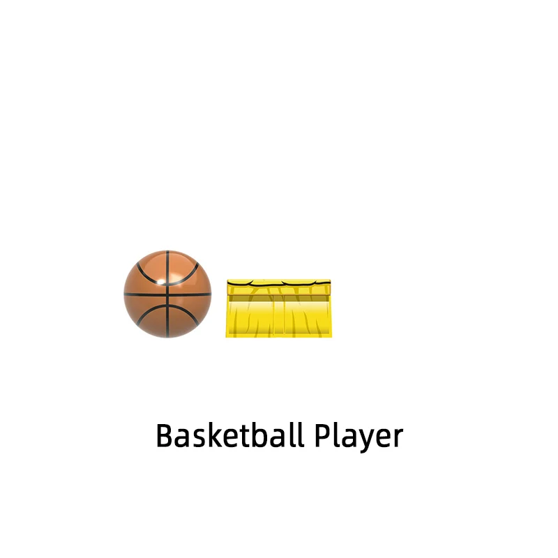 The G0107 Famous Basketball Player Star Number 24 30 23 7 1 34 6 Model Blocks MOC Bricks Set Gifts Toys