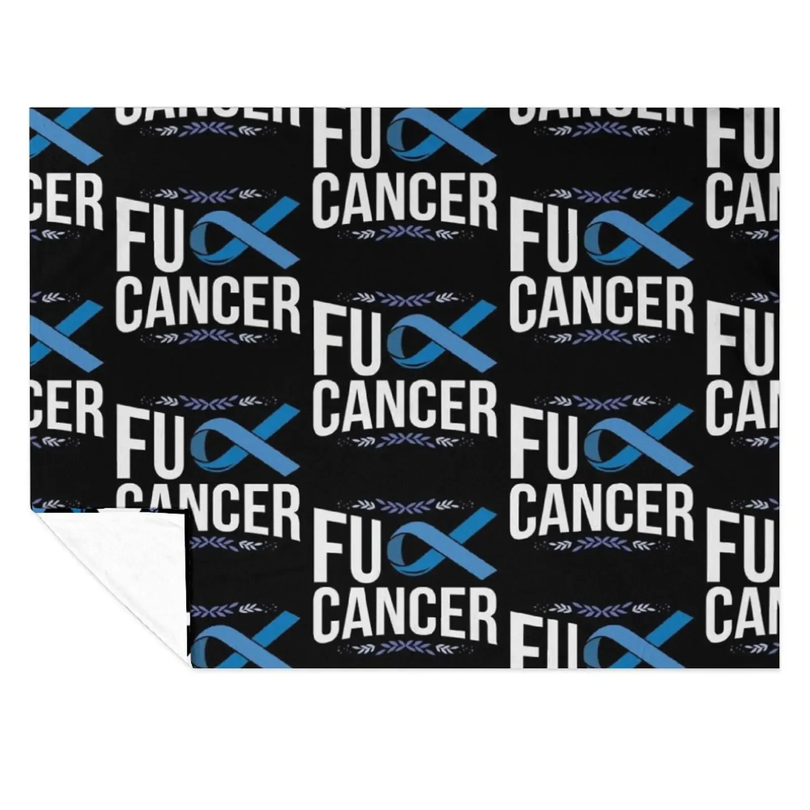 

Colon Cancer Awareness Support Suvivor Dark Blue Throw Blanket blankets and throws Vintage Summer Beddings Single Blankets