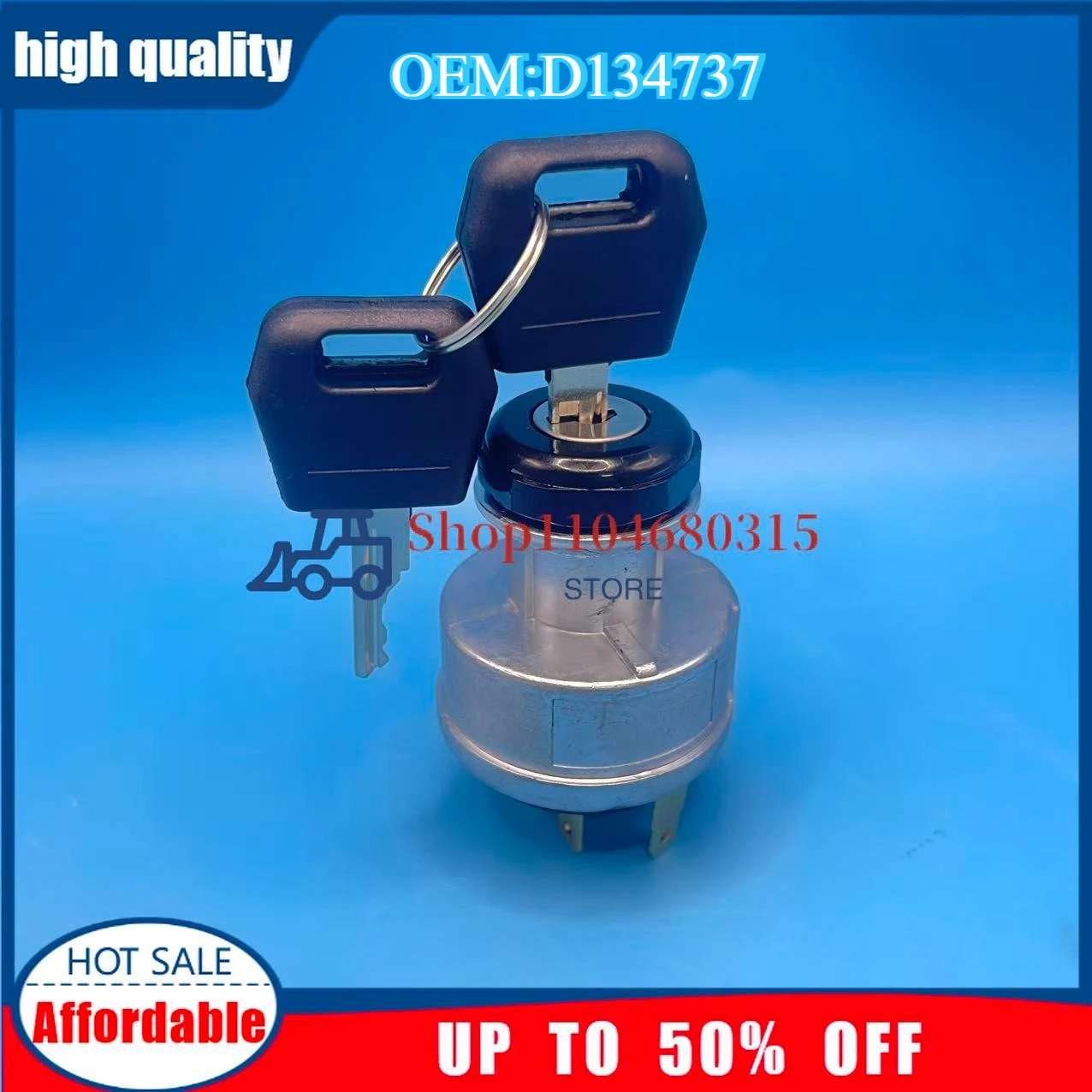 

D134737 282775A1 Ignition Switch For Case Tractor Backhoe Loaders