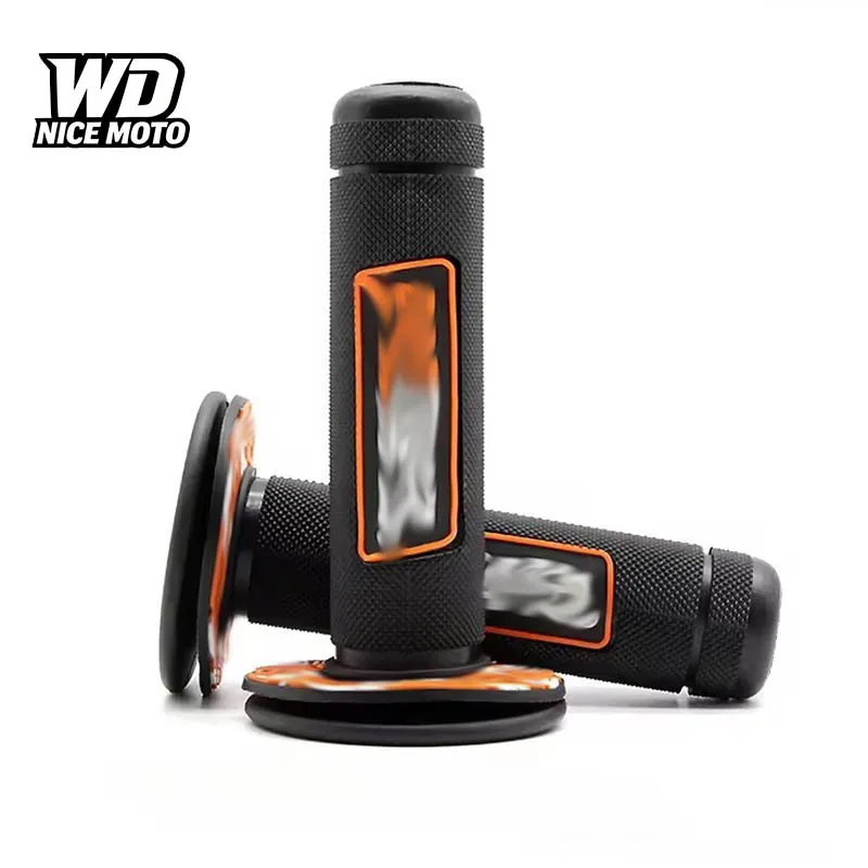 Motorcycle Grips Gel Anti-slip Wear-resistant Shock-absorbing Handle Rubber ATV Scooters Motocross Handle Accessories view 3