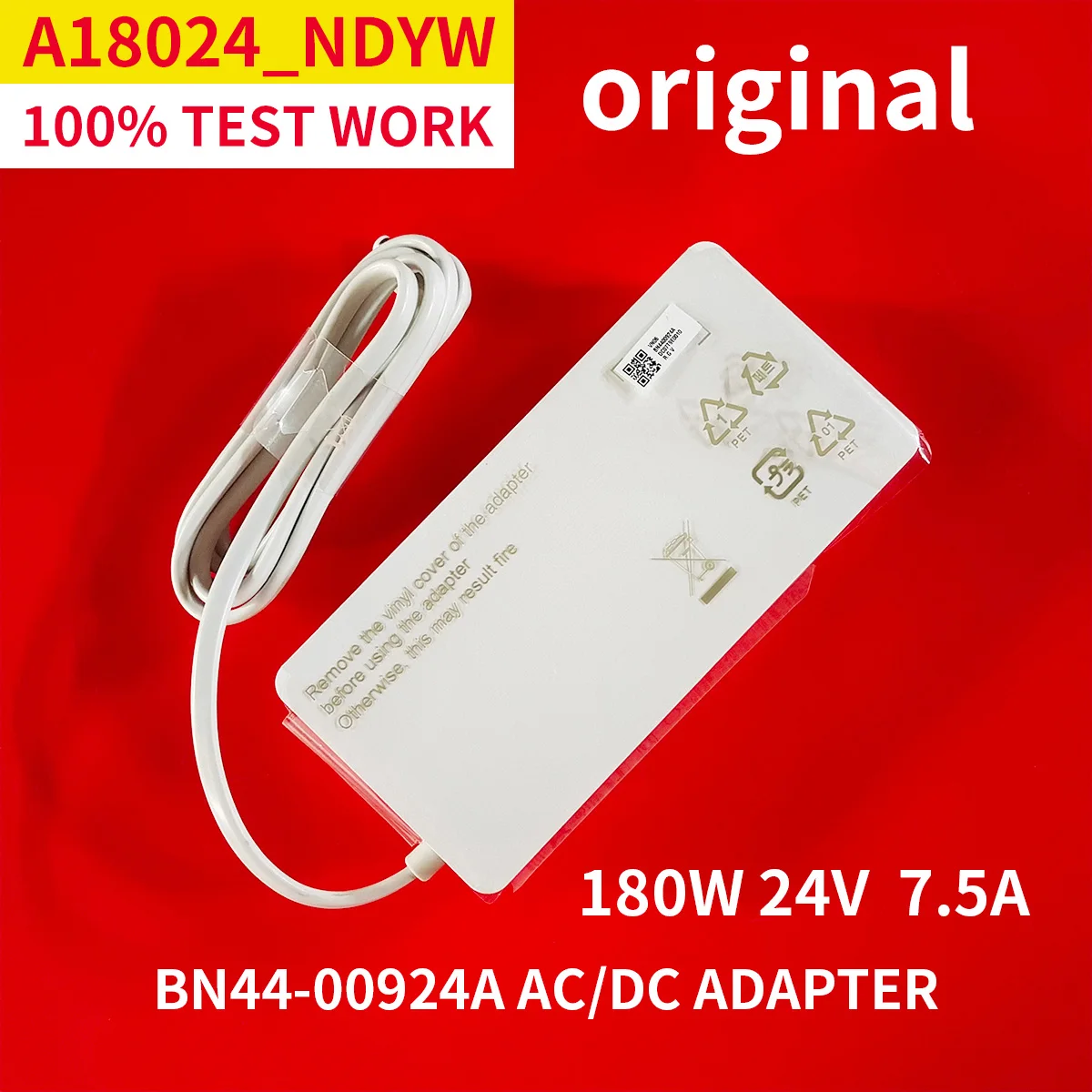 

180W 24V 7.5A A18024_NDYW BN44-00924A AC/DC for Samsung NP355U4C-901CA C34J791 C34J791WTU C34J791WTN